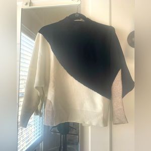Petite Studio Color Block Sweater